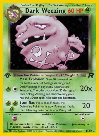 Dark Weezing card photo