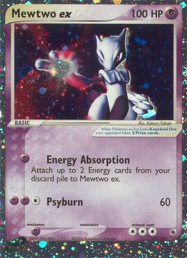 Mewtwo ex card photo