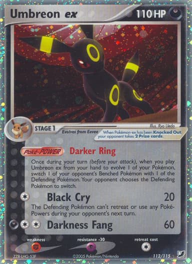 Umbreon ex card photo