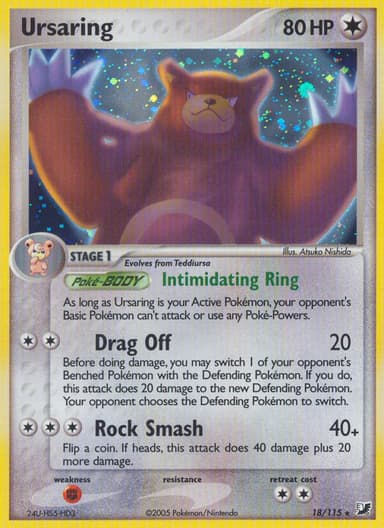 Ursaring card photo