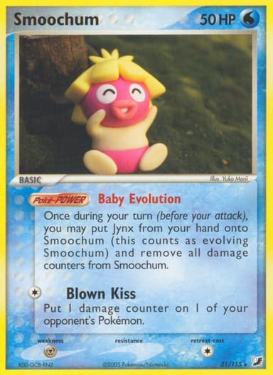 Smoochum card photo