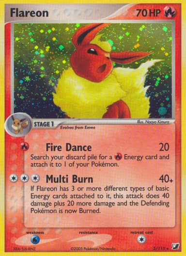 Flareon card photo