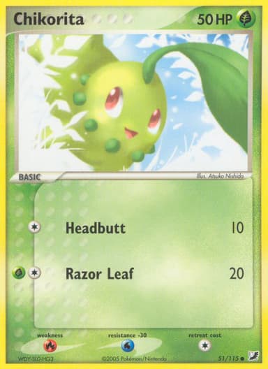 Chikorita card photo