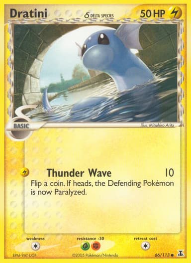 Dratini δ card photo