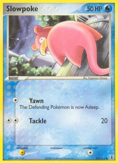 Slowpoke card photo