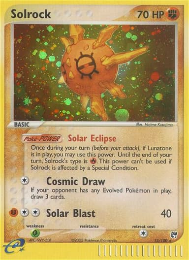 Solrock card photo