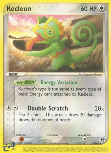 Kecleon card photo