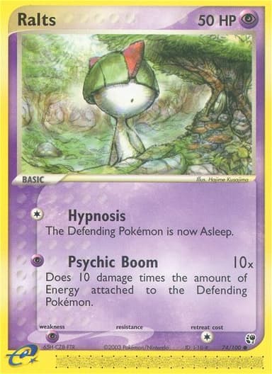 Ralts card photo