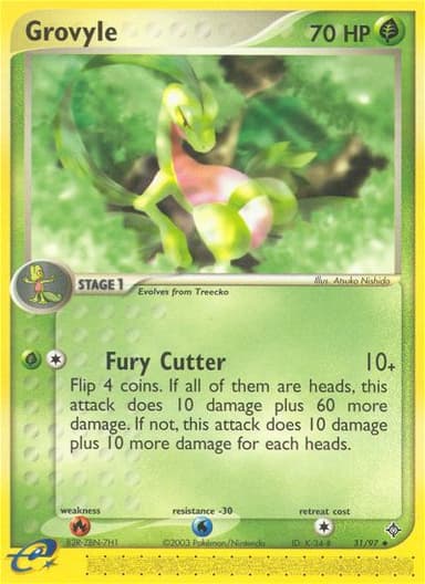 Grovyle card photo