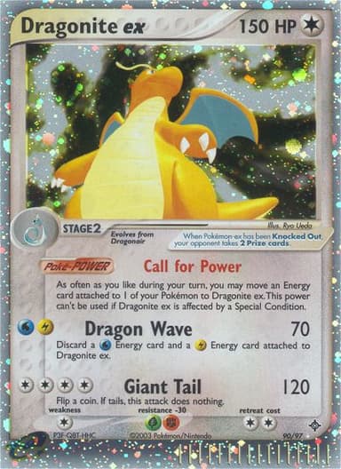 Dragonite ex card photo
