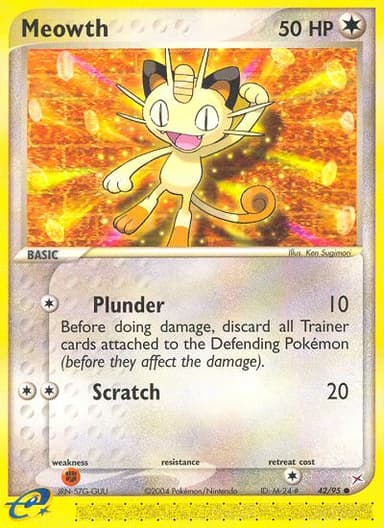 Meowth card photo