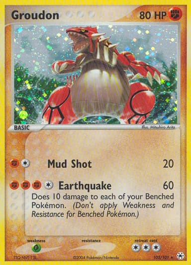 Groudon card photo