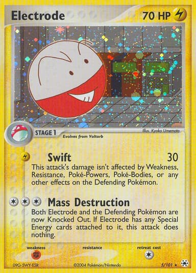Electrode card photo