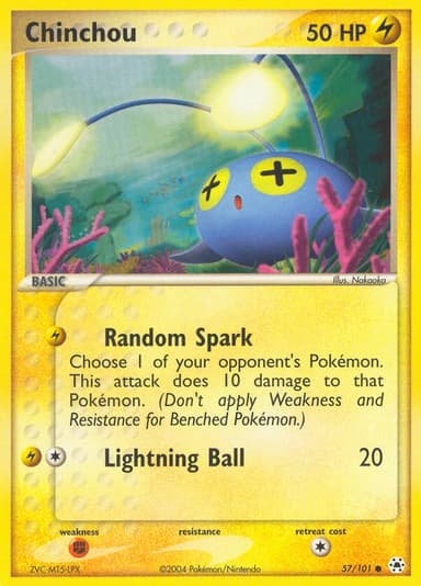 Chinchou card photo