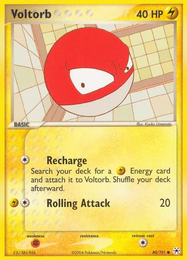 Voltorb card photo