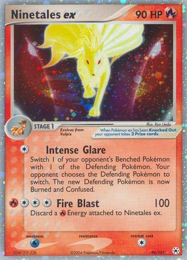 Ninetales ex card photo
