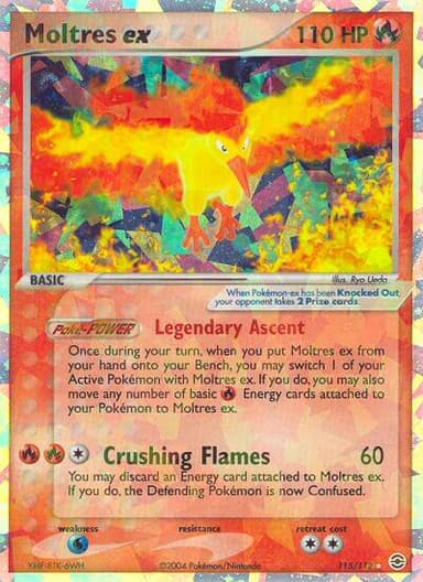 Moltres ex card photo