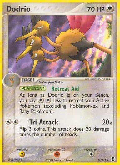 Dodrio card photo
