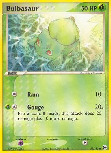 Bulbasaur card photo