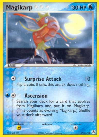 Magikarp card photo