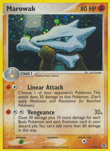 Marowak card photo
