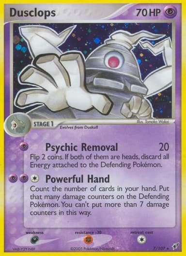 Dusclops card photo