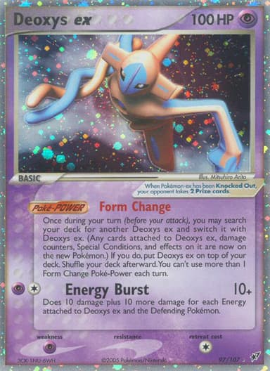 Deoxys ex card photo