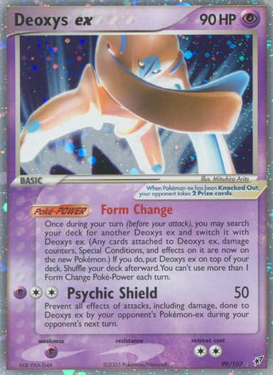 Deoxys ex card photo