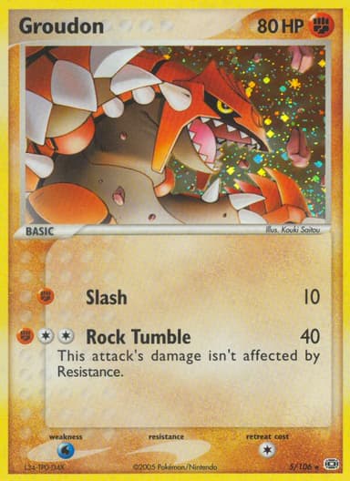 Groudon card photo