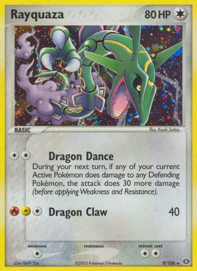 Rayquaza card photo