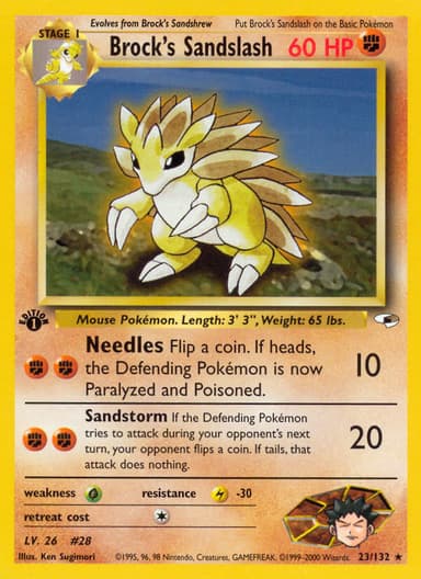 Brock's Sandslash card photo