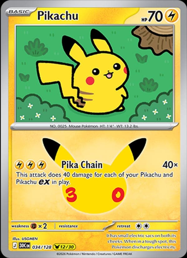 Pikachu #34
