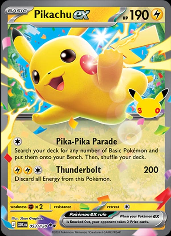 Pikachu ex #53