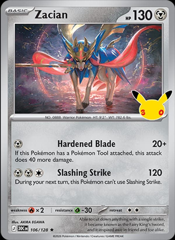 Zacian #106