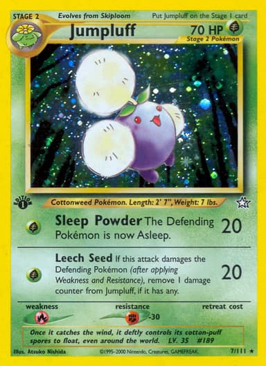 Jumpluff card photo