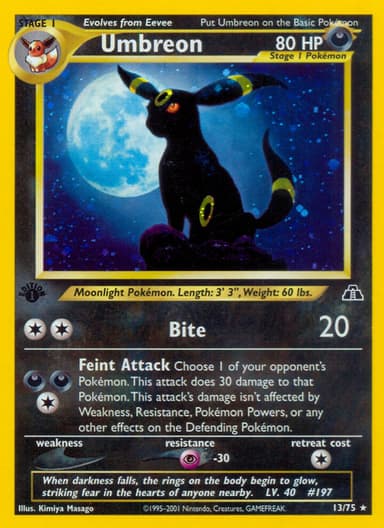 Umbreon card photo