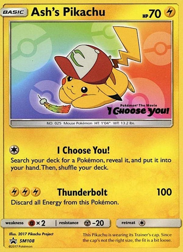 Ash's Pikachu #SM108