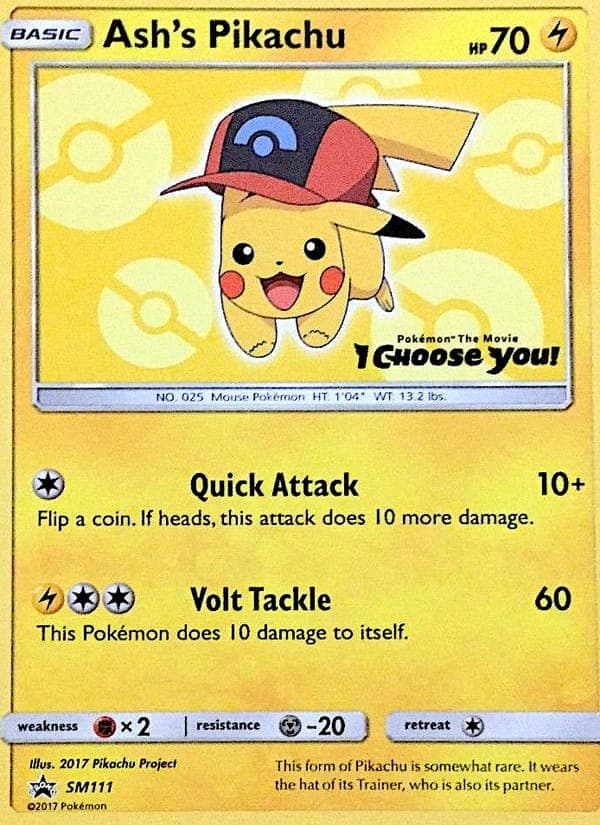 Ash's Pikachu #SM111