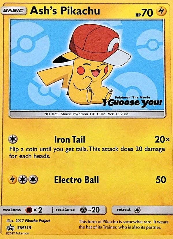 Ash's Pikachu #SM113