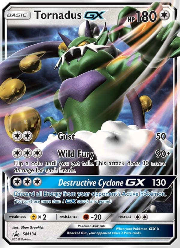 Tornadus GX #SM134