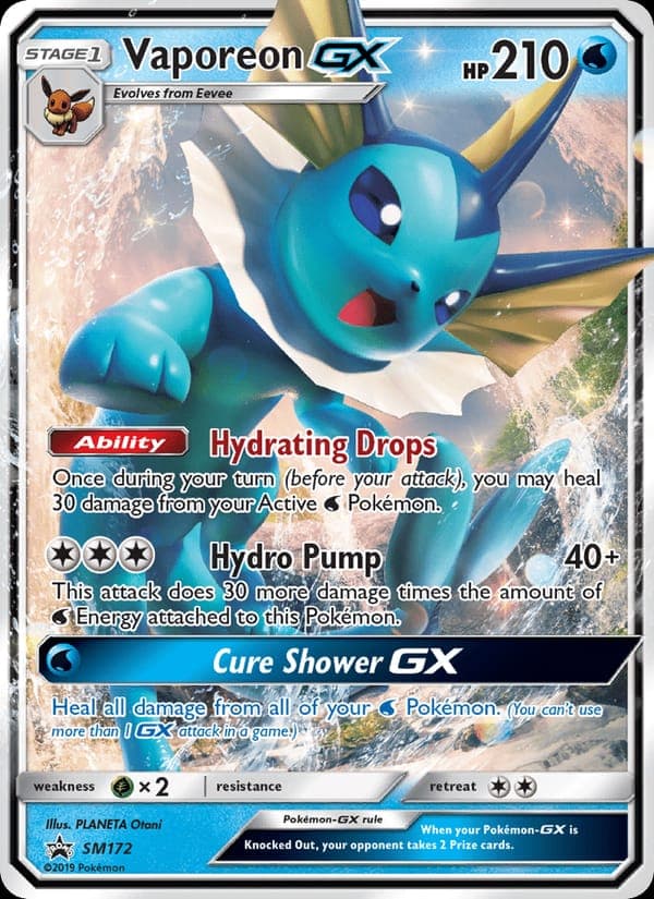 Vaporeon GX #SM172