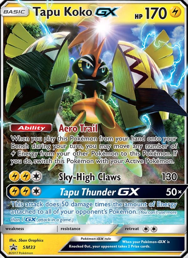 Tapu Koko GX #SM33