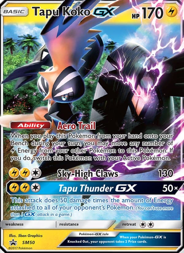 Tapu Koko GX #SM50