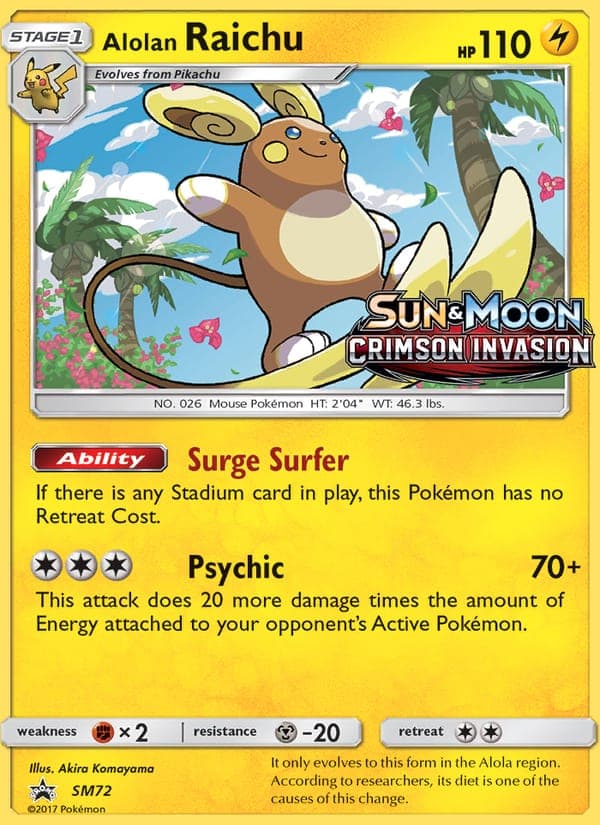 Alolan Raichu #SM72