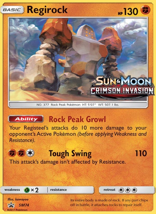 Regirock #SM74