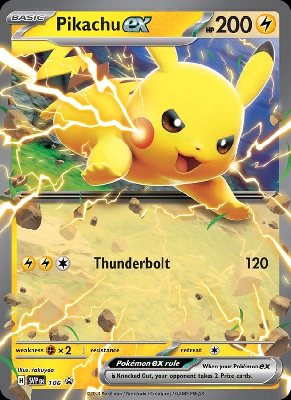 Pikachu ex #106