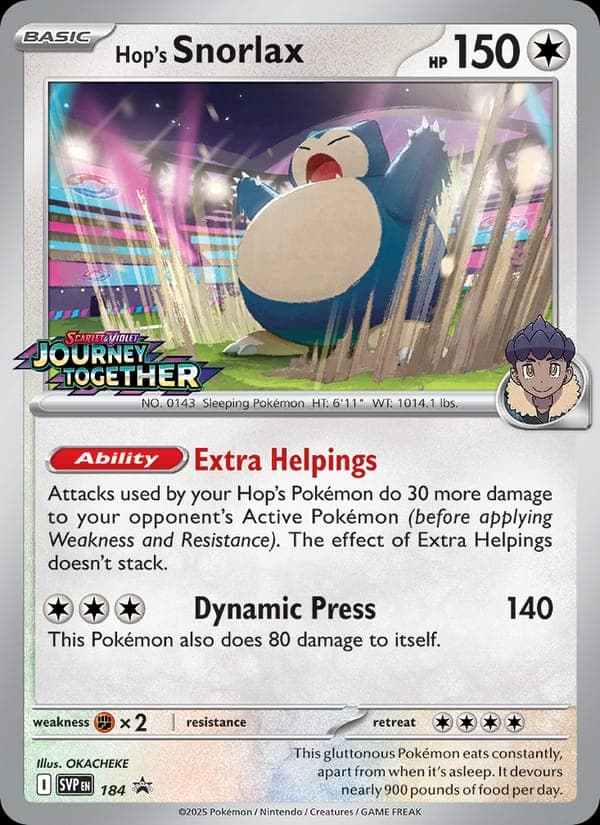 Hop's Snorlax #184