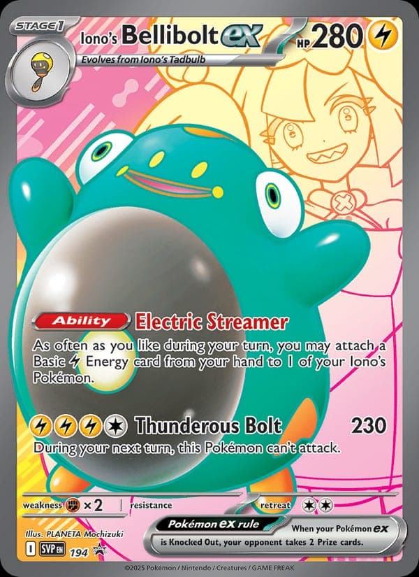 Iono's Bellibolt ex #194