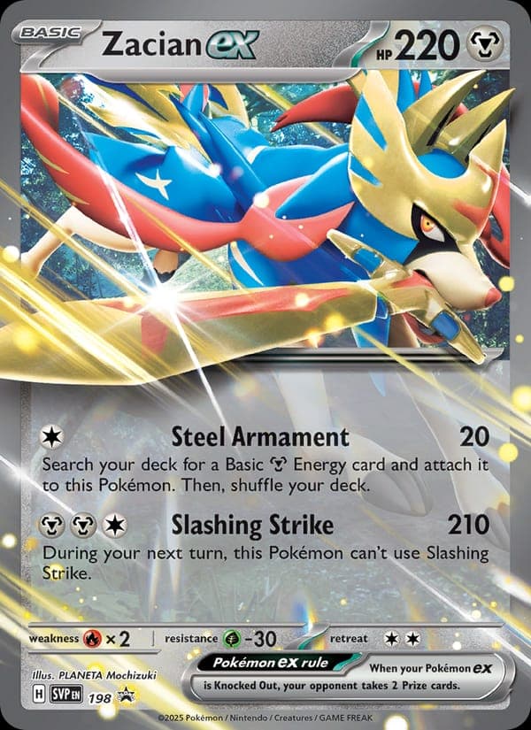Zacian ex #198