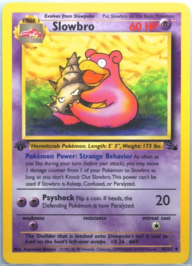 Slowbro card photo